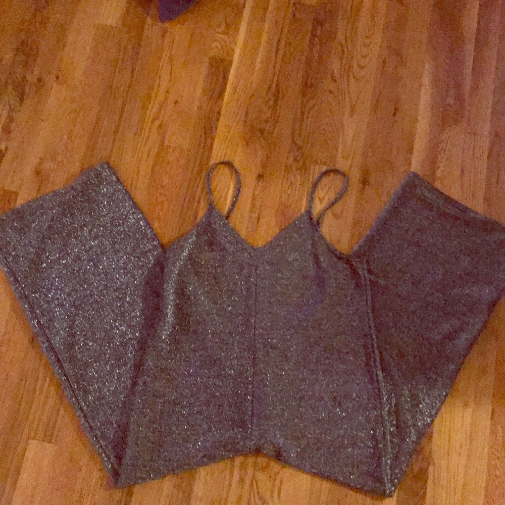 Leith wide leg sparkle jumpsuit